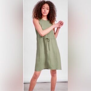 Everlane Sleeveless Japanese Go Weave Drawstring Athleisure Dress TB1
